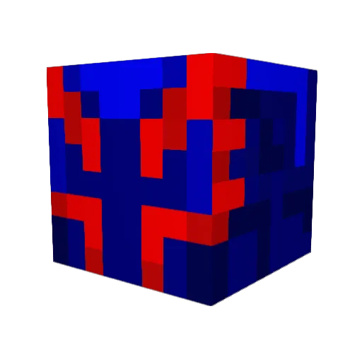 Abdxrra Minecraft avatar head, 3D render