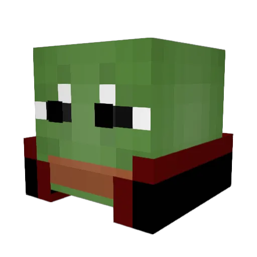 Abdyel Minecraft avatar head, 3D render
