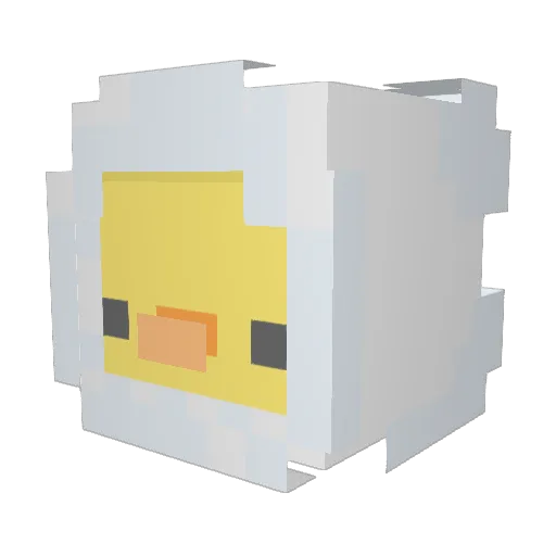 Abe9737 Minecraft avatar head, 3D render