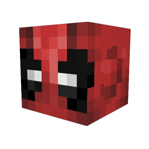 AbeRabbit Minecraft avatar head, 3D render