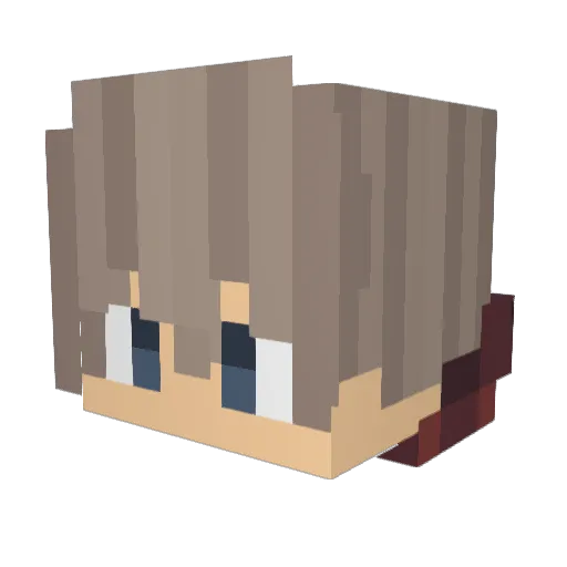 AbeWashington Minecraft avatar head, 3D render