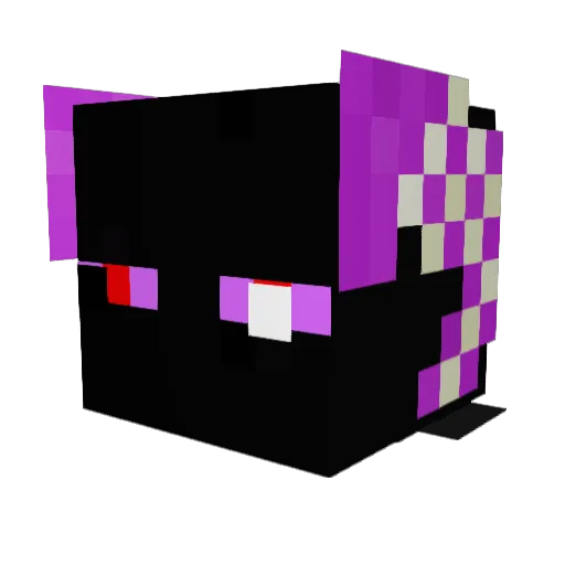 Abedi2001 Minecraft avatar head, 3D render