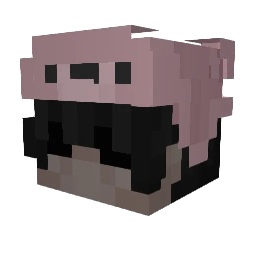 Abel0926 Minecraft avatar head, 3D render