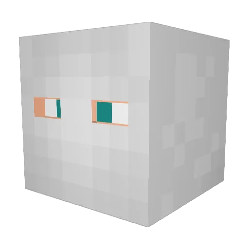Abel667 Minecraft avatar head, 3D render