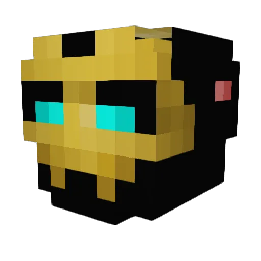 AbelNun Minecraft avatar head, 3D render