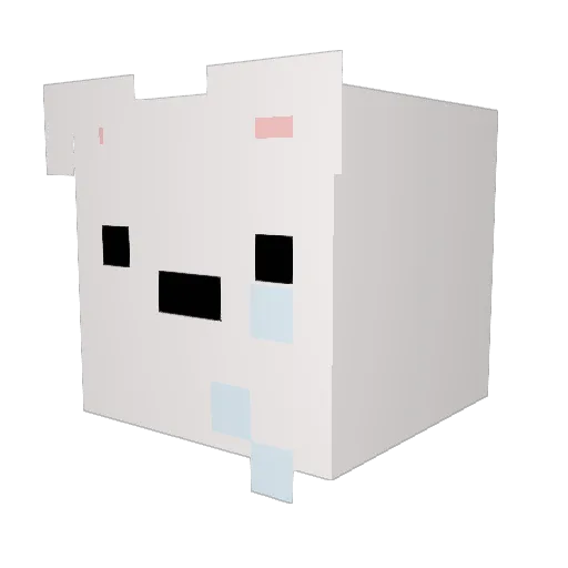 Abel_Cox Minecraft avatar head, 3D render