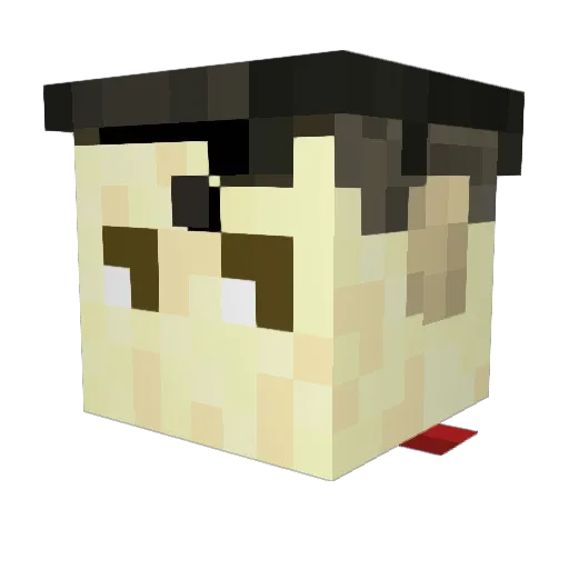 Abel_Oo Minecraft avatar head, 3D render