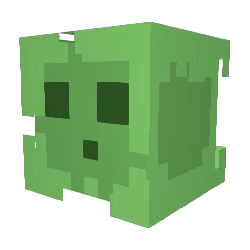 Abelardo2022 Minecraft avatar head, 3D render