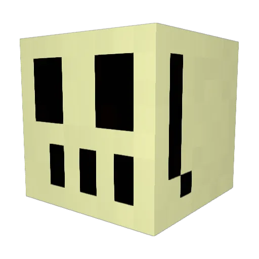 Abeliko Minecraft avatar head, 3D render