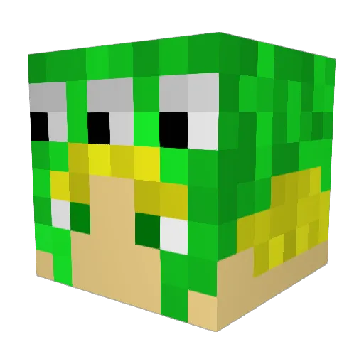 Aberdeen5 Minecraft avatar head, 3D render