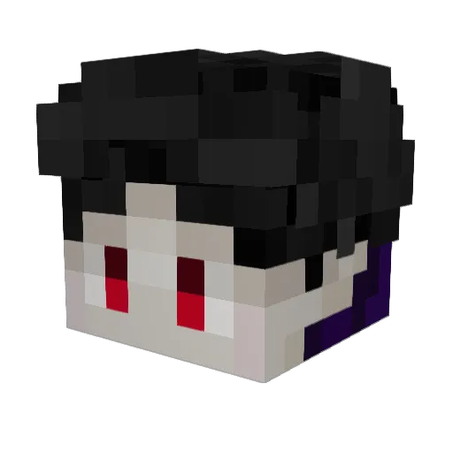 Aberithium Minecraft avatar head, 3D render