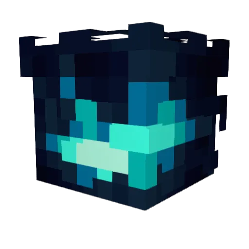 Abezie Minecraft avatar head, 3D render