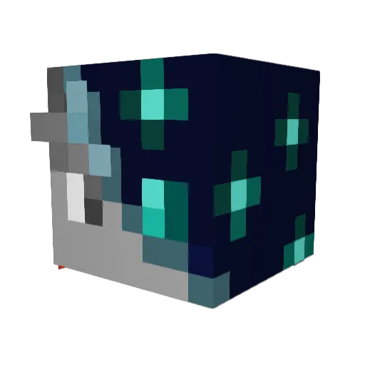 Abhaykmc Minecraft avatar head, 3D render
