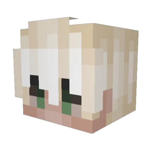 Abhi__ Minecraft avatar head, 3D render