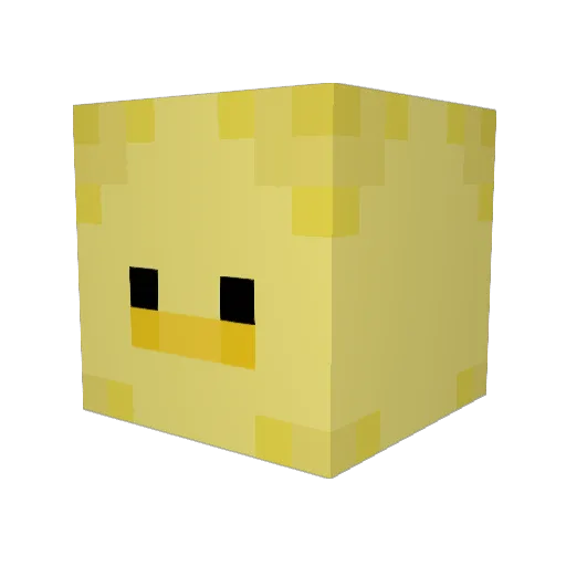 Abi5454 Minecraft avatar head, 3D render