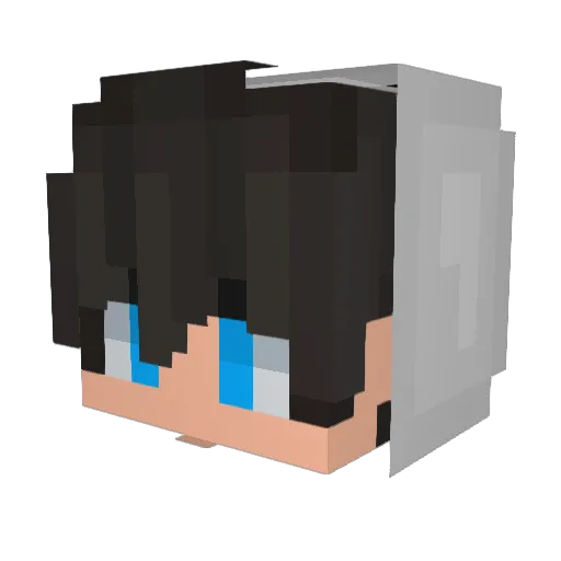 AbigailFaith555 Minecraft avatar head, 3D render