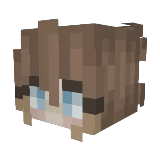 AbigailPinehaven Minecraft avatar head, 3D render