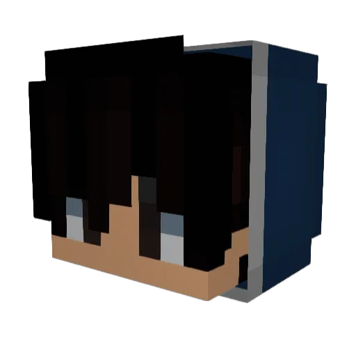 Abiocor3 Minecraft avatar head, 3D render