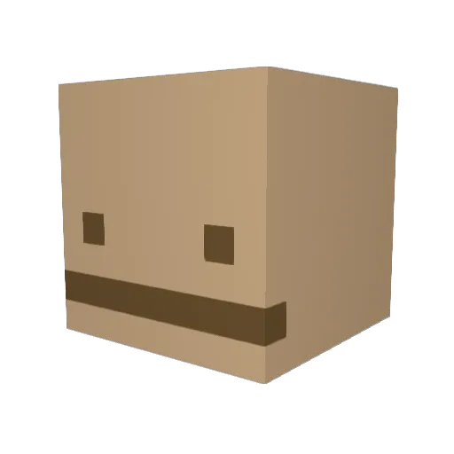 Abiorafa Minecraft avatar head, 3D render