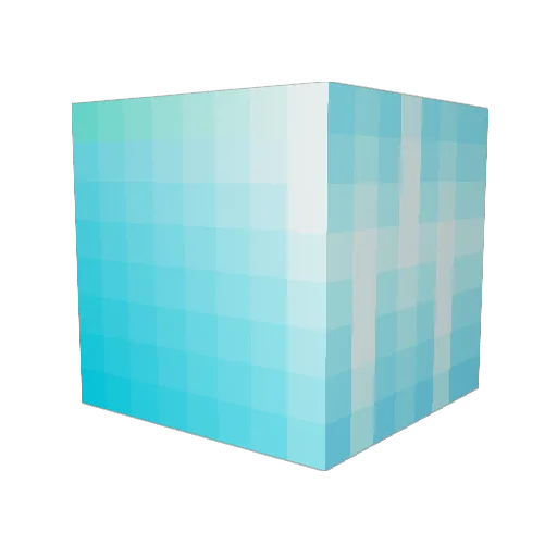 Abiorsi Minecraft avatar head, 3D render
