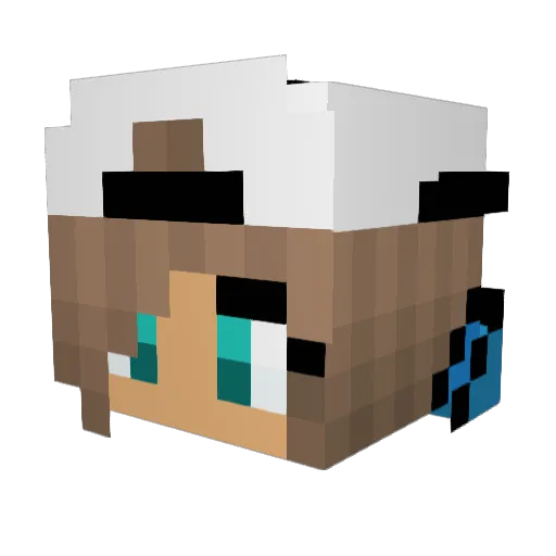 Abis_Abs97 Minecraft avatar head, 3D render