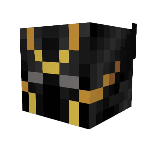 Abitatas Minecraft avatar head, 3D render