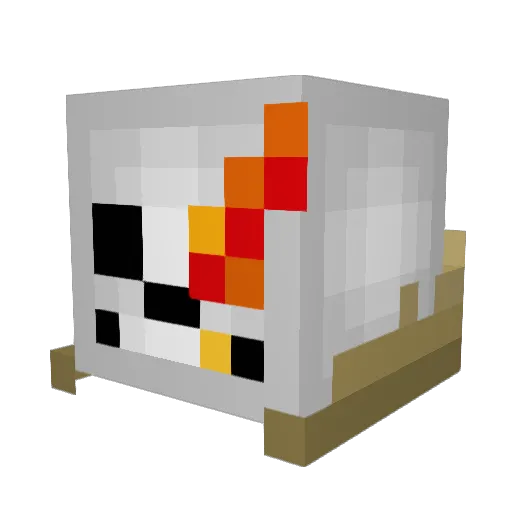 Abiworth Minecraft avatar head, 3D render