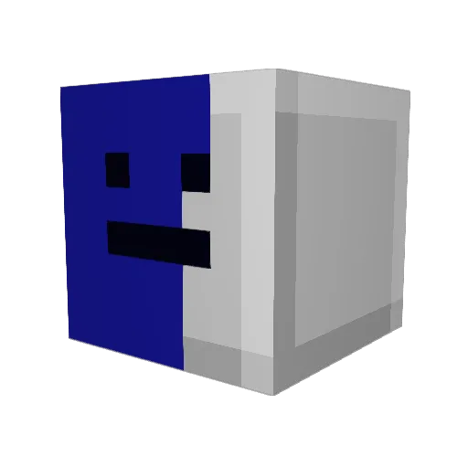 Abj456 Minecraft avatar head, 3D render