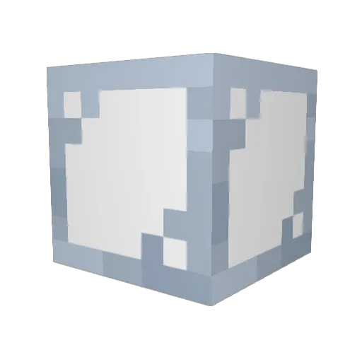 Abjectt Minecraft avatar head, 3D render