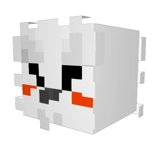 Abkyrish Minecraft avatar head, 3D render
