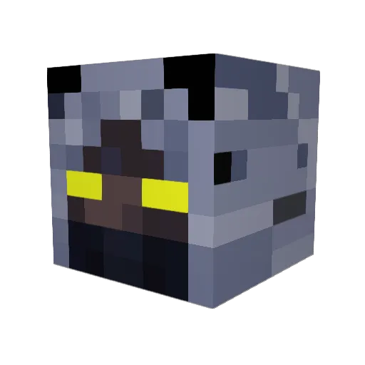 Ablaze9084 Minecraft avatar head, 3D render