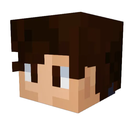 AblazeLake945 Minecraft avatar head, 3D render