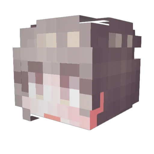 Able_lyn Minecraft avatar head, 3D render