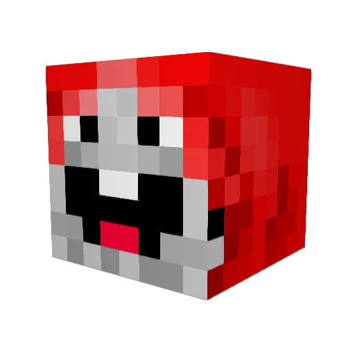 AbnerCr Minecraft avatar head, 3D render
