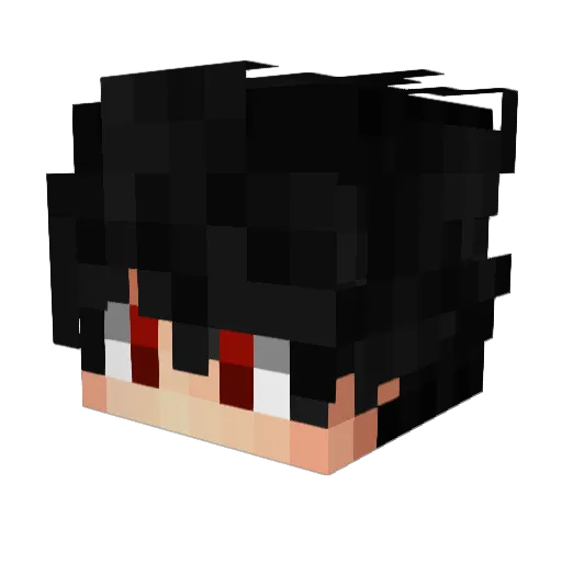 AboFHD_ Minecraft avatar head, 3D render