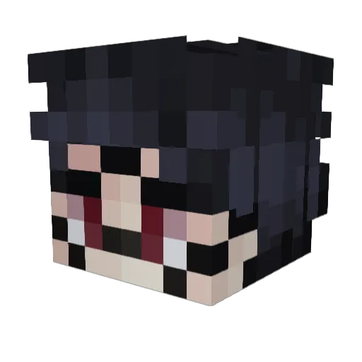 AboRiyad Minecraft avatar head, 3D render