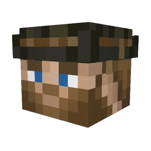 AboSami7 Minecraft avatar head, 3D render