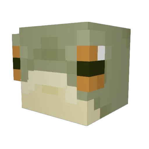 AboSoup Minecraft avatar head, 3D render