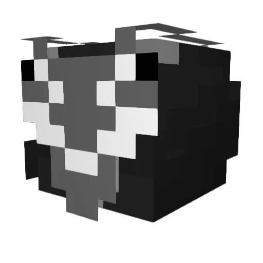 AboXRb7e Minecraft avatar head, 3D render