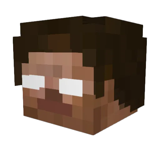 AboZayd9 Minecraft avatar head, 3D render