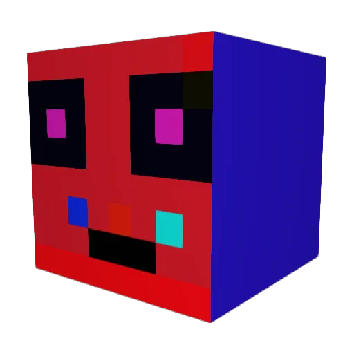 Abo_KB1 Minecraft avatar head, 3D render