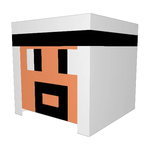 AbodXxX Minecraft avatar head, 3D render