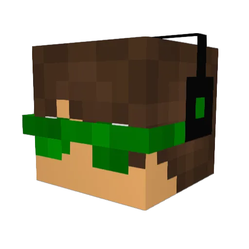 AbolishThe19th Minecraft avatar head, 3D render