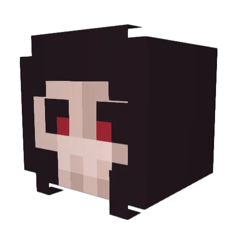 Abominable08 Minecraft avatar head, 3D render