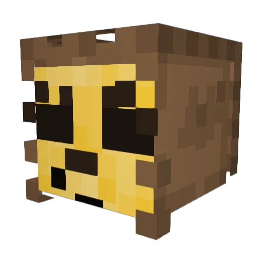 AbominationKid Minecraft avatar head, 3D render