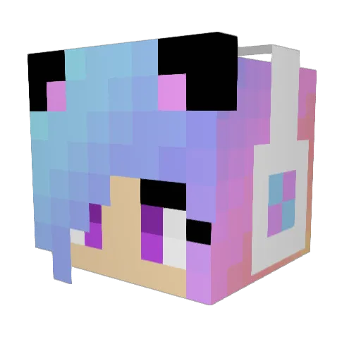 Aboo2014 Minecraft avatar head, 3D render