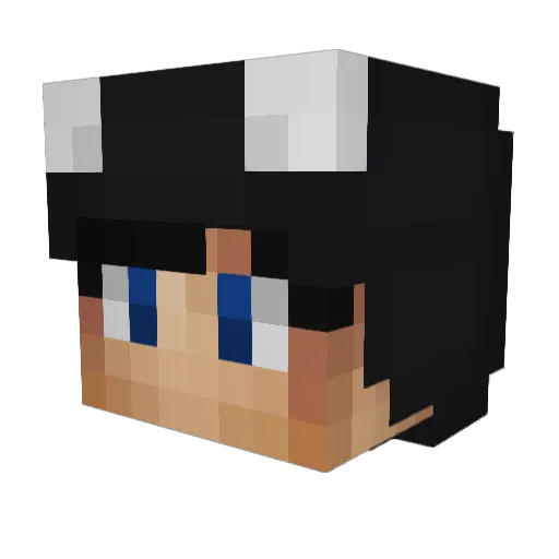 AboodSA Minecraft avatar head, 3D render