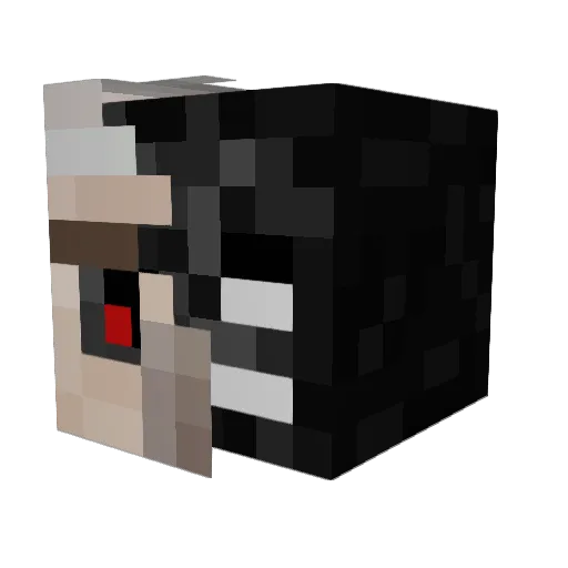 AboodXS Minecraft avatar head, 3D render