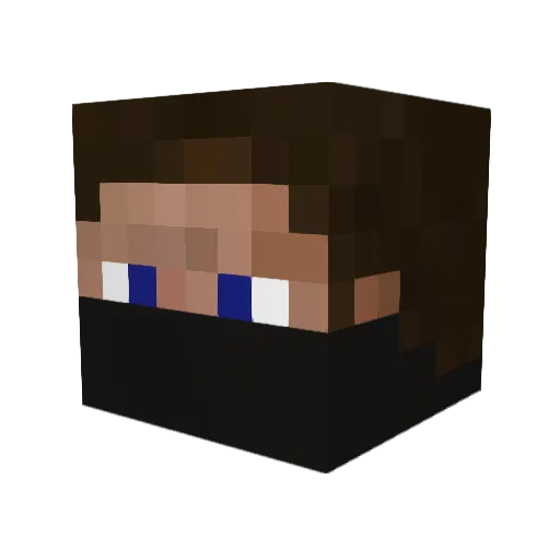 Abood_5022 Minecraft avatar head, 3D render