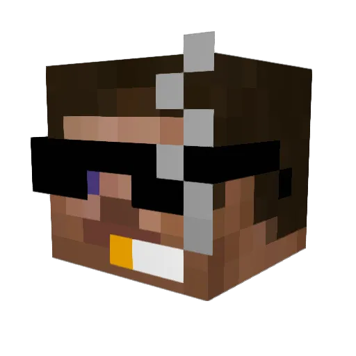 AbosalemJaeger Minecraft avatar head, 3D render